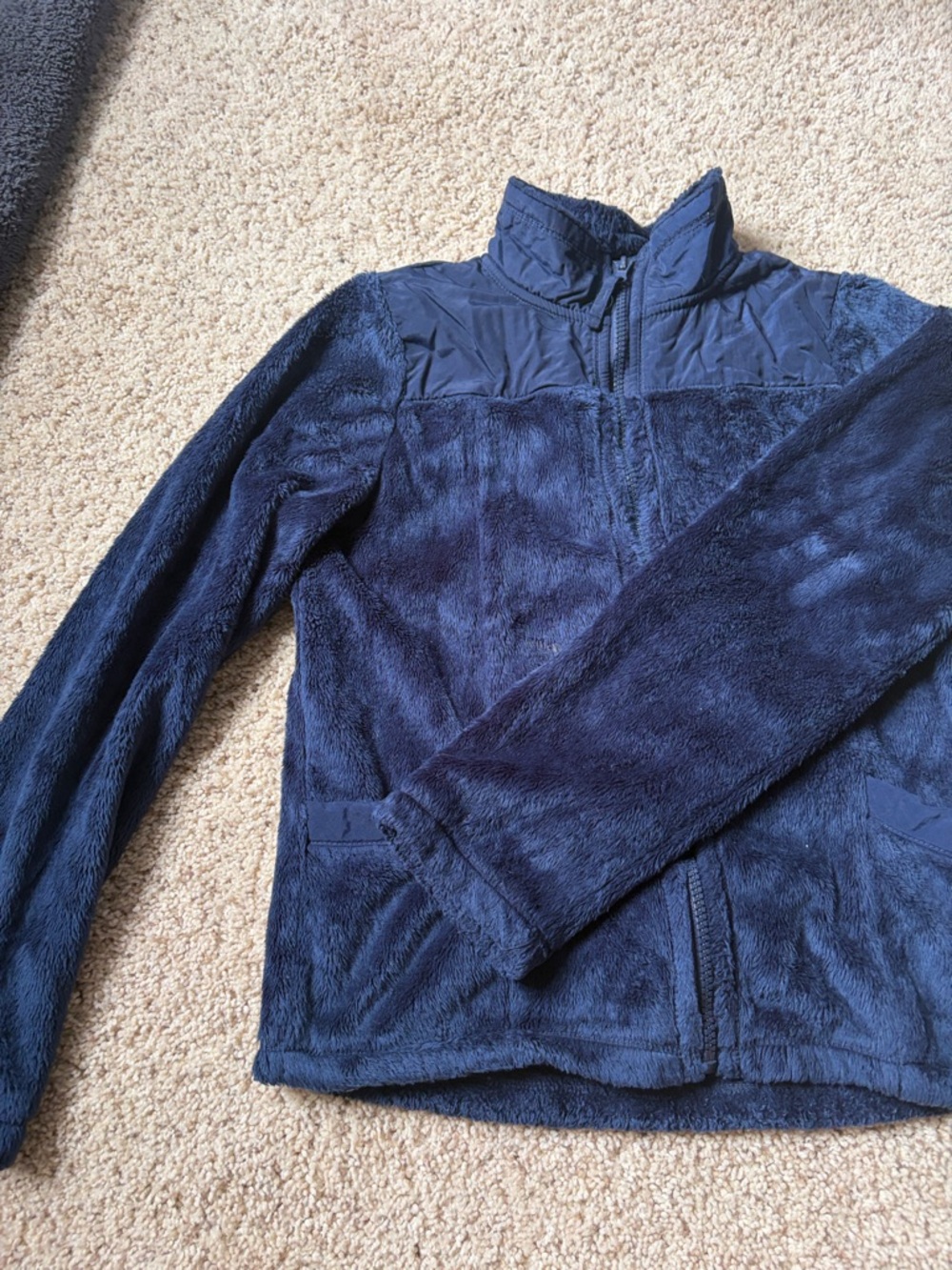 Place Plush Fleece Jacket in Navy